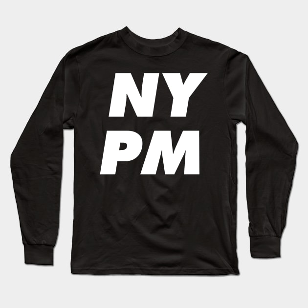 NYPM Sticker Long Sleeve T-Shirt by BustedAffiliate